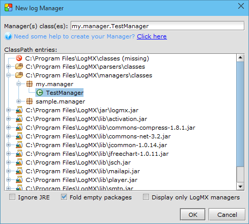 New Log Manager installation in LogMX